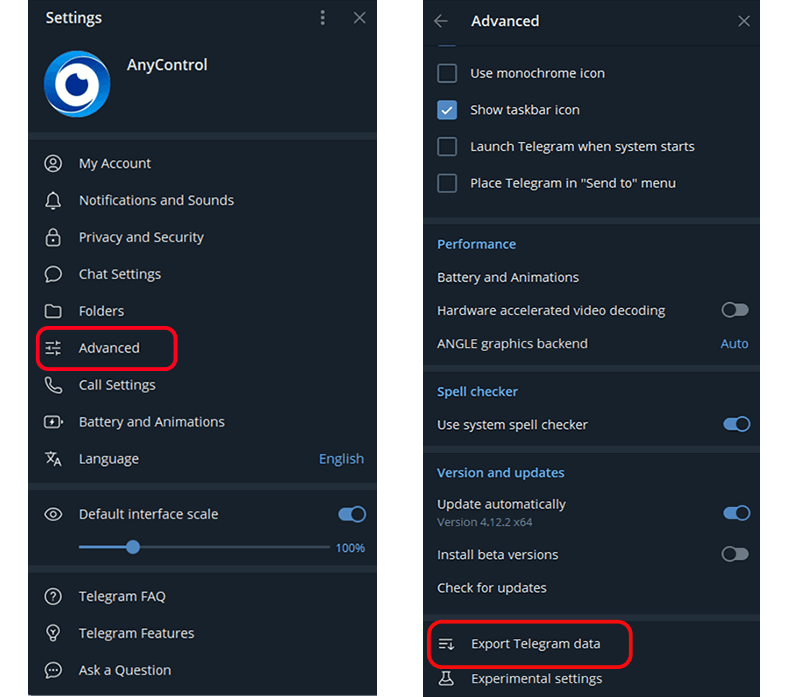 آموزش بازگردانی پیامهای کانال تلگرام