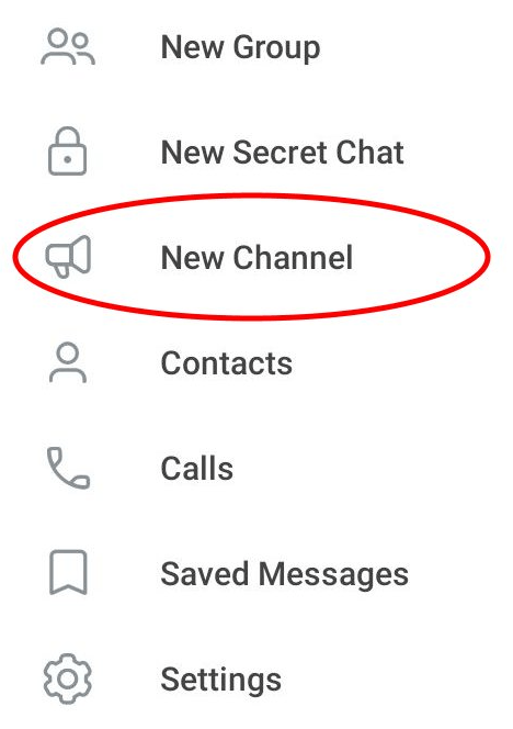 تنظیمات کانال تلگرام