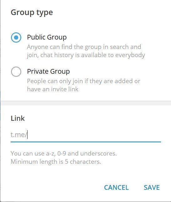 مدیریت گروه تلگرام