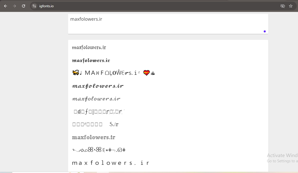 سایت تغییر فونت اسم